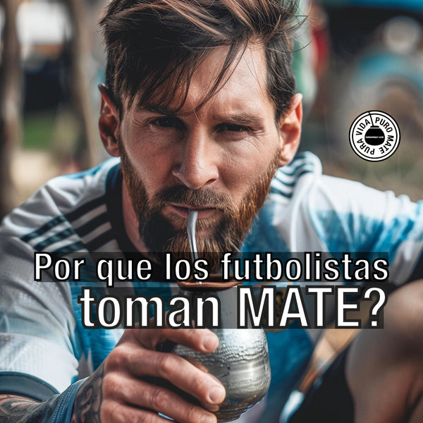 ¿Por que los jugadores de futbol tomando mate?