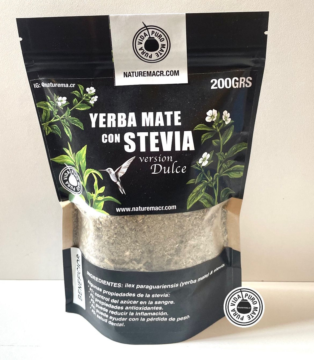 Yerba Mate con palo y Stevia